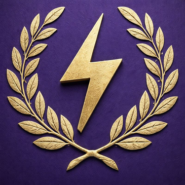 Golden Lightning Digital Emblem